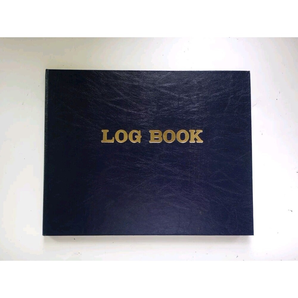 VINTAGE NEW OLD STOCK YACHT LOG BOOK-UNUSED Made in Hong Kong